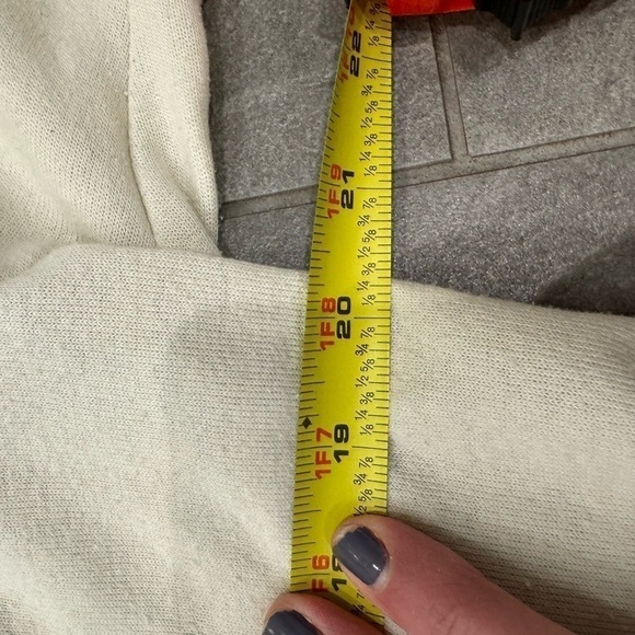 AVIATOR NATION X SOUL CYCLE COLLAB Rare ivory zip up hoodie size large - Picture 11 of 12